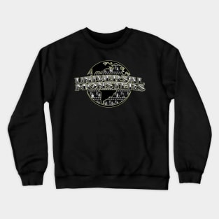 Universal Monsters - Globe Filmstrip. Crewneck Sweatshirt